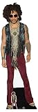 STAR CUTOUTS CS908 Lenny Kravitz (Red Jeans) Mini découpe en carton Taille réelle Multicolore