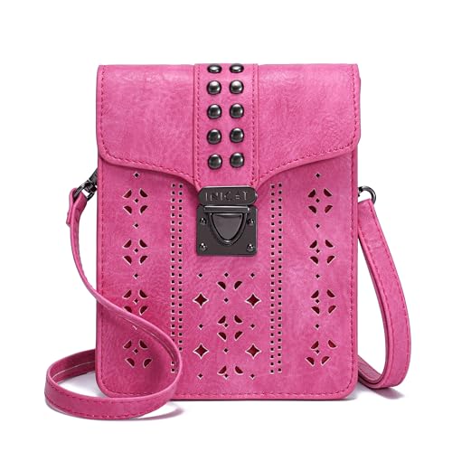 Image of Small Phone Crossbody Bag for Women,RFID Blocking Cell Phone Purse with Card Slots,Faux Leather Cross body Wallet for Daily | Small