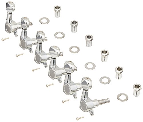 WD Music SG3805CL Sealed Gear Deluxe Guitar Tuning Machines 6 in line - Chrome