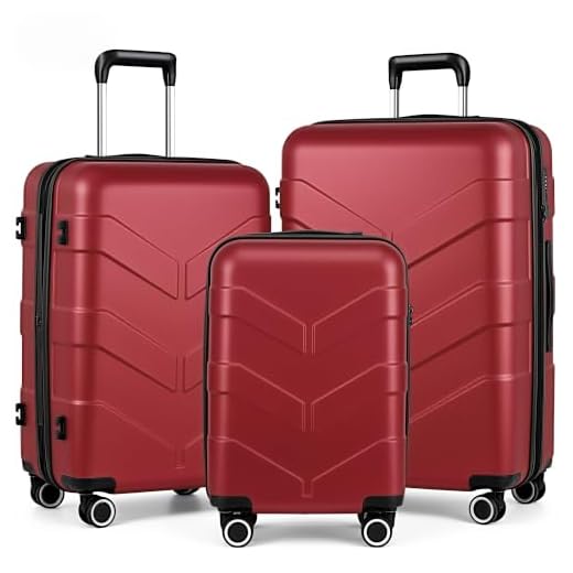 TILYMOL 3 Piece Expandable Luggage Set