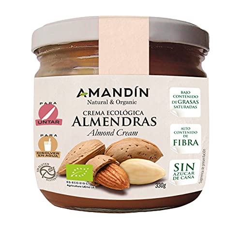 Amandin Crema de Almendras - 1unidad x 330 gr