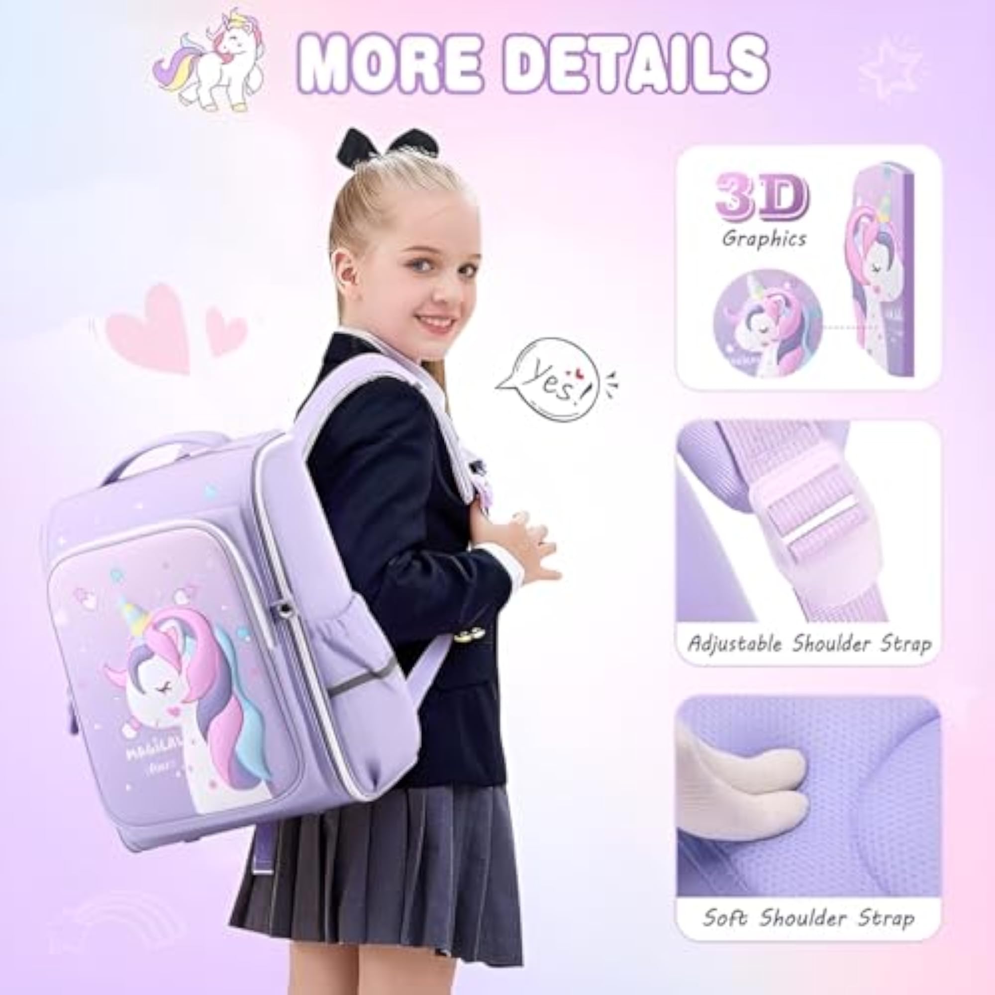 Cambo School Backpack with Lunch Bag and Pencil Pouch