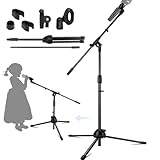 Bahkol - pedestal para microfone com regulagem de altura e cachimbo