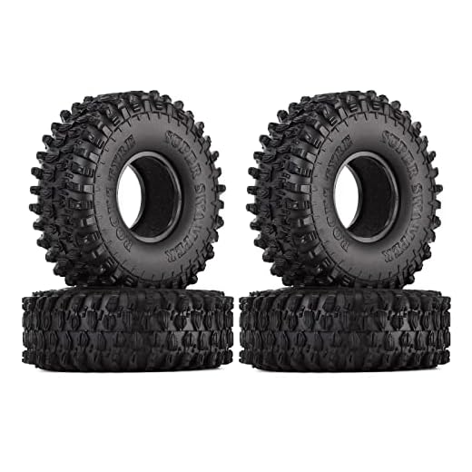 4PCS 4.7 Inch Outer Diameter RC Crawler Tires,1.9 Inch Tires for Axial SCX10 90047 SCX10 III AXI03007 Traxxas TRX-4