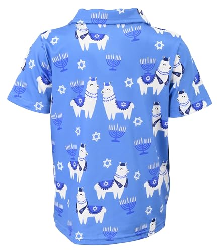 Image of Unique Baby Moisture Wicking Kids Polo Shirts for Toddler Boys Polo Shirt