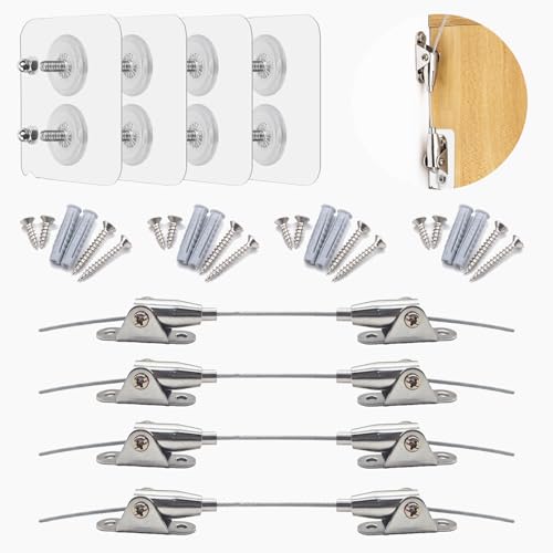 Eapikon Kippsicherung Möbel-Set, 4 Paar