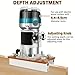 2-in-1 Woodworking Trimmer Slotting Auxiliary Positioning Bracket,Sturdy Adjustable Router Base,Woodworking Routers Base,Wood Trimmer Router Tool,Grooving in Cabinet Furniture