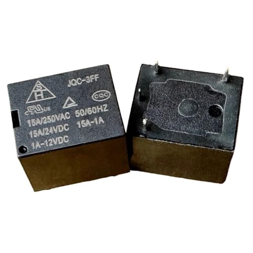 Relais JQC-3FF 15A-1A 1A-12VDC commutateur électromécanique PCB 5 unités