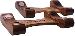 PROIRON Dumbbell Weight Rack Walnut Wood Dumbbell Trays For Adjustable Dumbbell Set (Boxed in a pairs)
