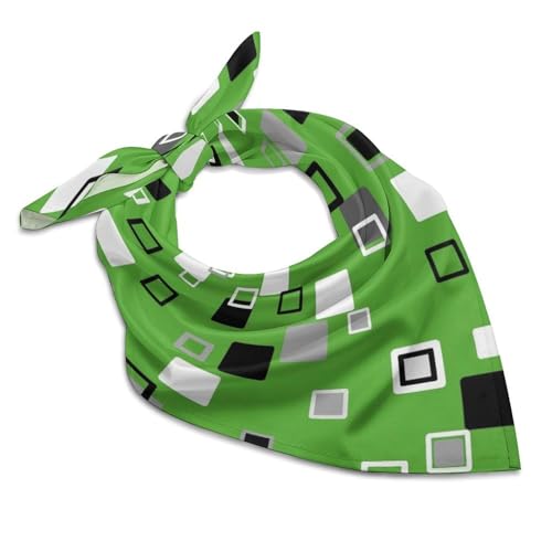 Square Head Scarves for Travel, Washable Kerchief, Soft Head Wrap Scarf for Men Women