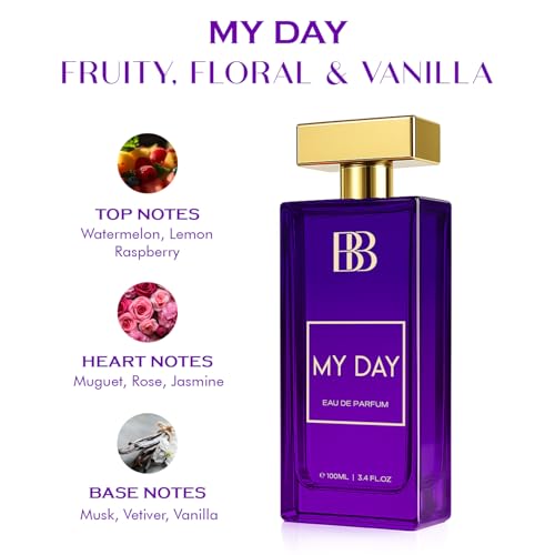Image of Bergamot Beaute My Day Perfume for Women|100ml Long Lasting Parfum Fragrances |Perfume For Woman| Musk, Rose & Jasmine Notes|