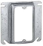 HUBBELL WIRING 773 662127 Series Mud Ring, 4' Square Raised, 1 3/4' Device