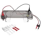 Multi-Functional Horizontal Electrophoresis Tank, 120×120mm Large Gel, 700mL Buffer Volume Electrophoresis System for Lab Biology