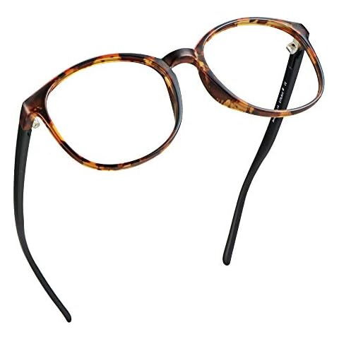 LifeArt Blue Light Blocking Glasses, Anti Eyestrain, Computer Reading Glasses, Gaming Glasses, TV Glasses for Women Men, Anti Glare (Tortoise, No Magnification) Cover