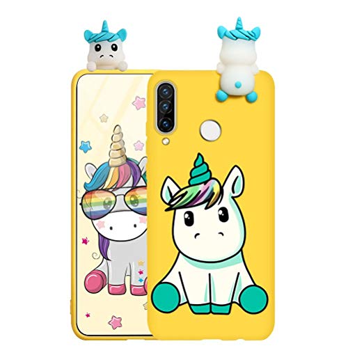ZhuoFan Funda para Samsung Galaxy A50 / A30S, Cárcasa Silicona 3D Muñecas con Dibujos Colores...