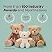Bearington Dog Stuffed Animal - Puppy Realistic Stuffed Animals - Plush Dog Toys for Kids Goldendoodle Labradoodle Plushies - Caramel 14 Inch