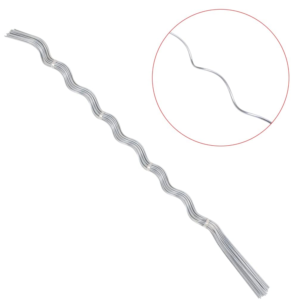 vidaXL 20x Supports de Plantes en Spirale Support de Croissance de Légumes Tomates Plantes Grimpantes Jardin Cour Acier Galvanisé 170 cm