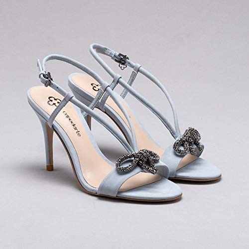 Sandália Nobuck Azul Quartzo 39