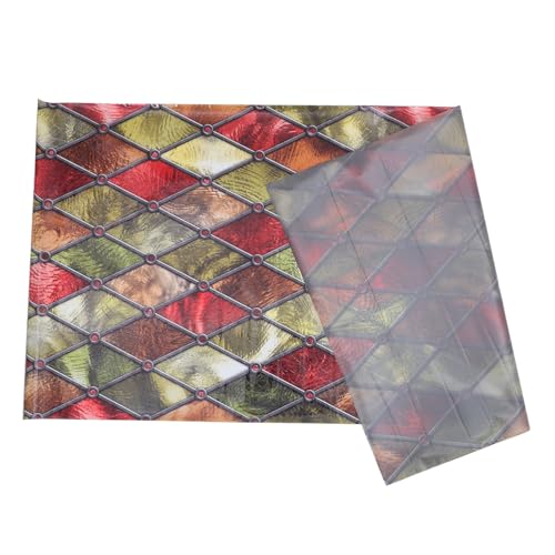 jojofuny Película de Privacidad para Ventanas Estática sin Pegamento, Vinilo Decorativo de Pvc Cortable Libremente, Adecuado para Oficina y Hogar, Tamaño 58x120cm