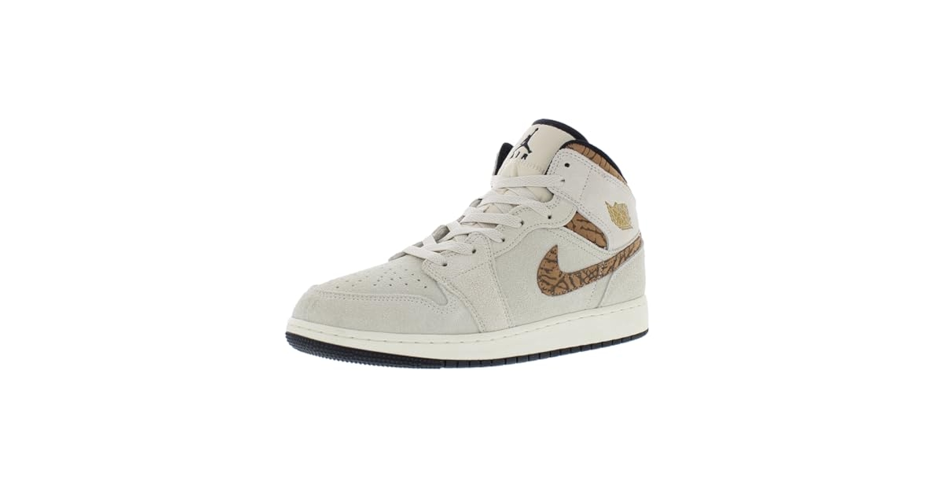 Air Jordan 1 Mid SE ホワイト/ブラウン 高トップ JORDAN BRAND AIR JORDAN 1 MID SE WHITE/BLUE GREY-BLACK-SAIL