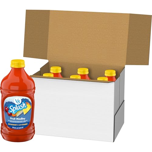 Image of V8 Splash Fruit Medley Flavored Beverage, 64 fl oz Bottle (6 Pack)