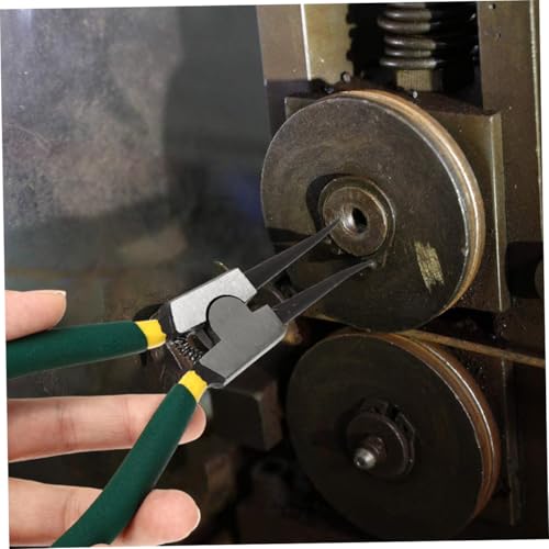 Alicates circlip de resorte pesado con mandíbula recta y doblada para montaje resistente 6