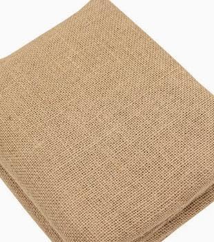 SOUJAP Rollo de tela de arpillera, material de arpillera de yute para manualidades y jardinería, 100 cm x 6 m, 1 unidad