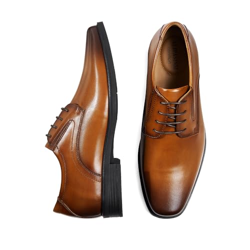 Mens Oxford Leather Business Casual Shoes4