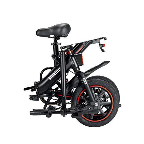 Elektrische fiets, inklapbaar, 14 inch, 400 W, motor, opvouwbare e-bike, mountainbike met 48 V 15 Ah lithium-accu, 25 km… - Afbeelding 3