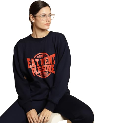 Image of Mack Jonney Printed Round Neck Cotton Fleece tracksuit Co-Ord Set for Women-MACK32760