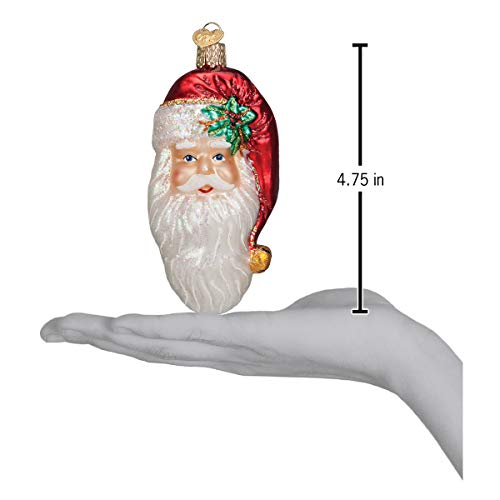 Old World Christmas Ornamente: Sortiment von Weihnachtsmann Glasgeblasene Ornamente für Weihnachtsbaum, nostalgischer Weihnachtsmann – Ansicht 3