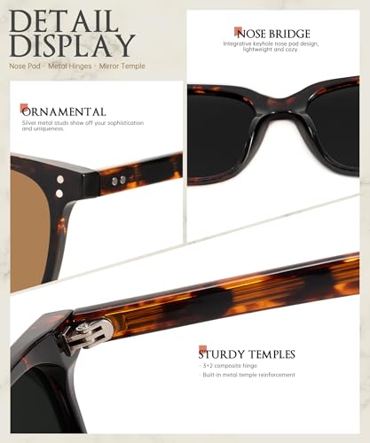 Image of ANYLUV Womens Sunglasses Polarized Sunglasses for Women, Trendy Woman Polarized Ultraviolet Protection Travel