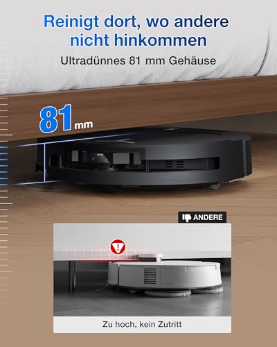 ECOVACS DEEBOT T50 OMNI – 15.000 Pa, 75 °C Mopwäsche & TruEdge – Bild 2