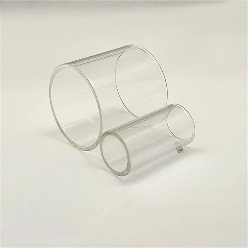Transparente Glasröhre 1 Stück Glasröhren-Laborausrüstung, hochtemperaturbeständige runde Borosilikatglasröhre mit flachem Boden(150X5mm)