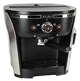 Villaware New NDVLEM1000 15 Bar Pressure Home Espresso/Cappuchino Maker, 2, Black & Silver