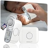 Electric Nail Clipper for Family Care【Precision Dual-Blade Trimming System】 2-in-1 Trimmer & Grind Nail Care Tool with LED Light, Ultra-Quiet & Safe for Babies, Seniors and Adults