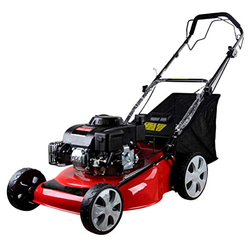 Kexia Self-Propelled Lawnmower, Hand Push Lawn Cutter, Petrol Horsepower Four-Stroke Cutting Width 508Mm, Home Garden Grass Prune Tool