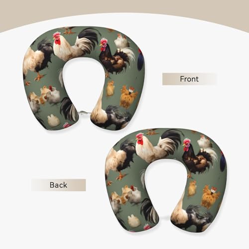 Almohada cervical de poliéster para viaje miniatura 3