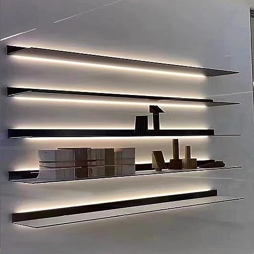 Étagères flottantes murales de 20 cm pour optimiser le rangement du salon - 6