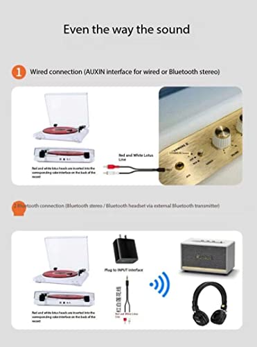 AZBUY Tourne-Disque Vinyle Blanc rétro européen rétro Aimant Mobile Tourne-Disque LP Tourne-Disque Cadeau d’anniversaire… - Les Beatles, Paul McCartney, John Lennon, RIngo Starr, George Harrison AZBUY Tourne-Disque Vinyle Blanc rétro européen rétro Aimant Mobile Tourne-Disque LP Tourne-Disque Cadeau d'anniversaire… – Image 3