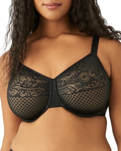 Wacoal Soutien-gorge à effet minimisant pour femme Ardoise - Noir - 100D