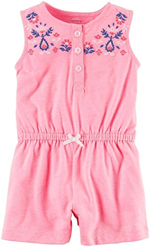 Pyjama Carter's bébé fille rose naissance 1 pièce coton body bébé 118g935