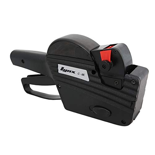 Lynx C-8E Alphanumerical Price Gun Kit with 10,000 26 x 12mm Labels