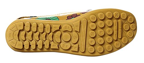 Image of VenusCelia Women's Floral Comfort Walking Flat Loafer