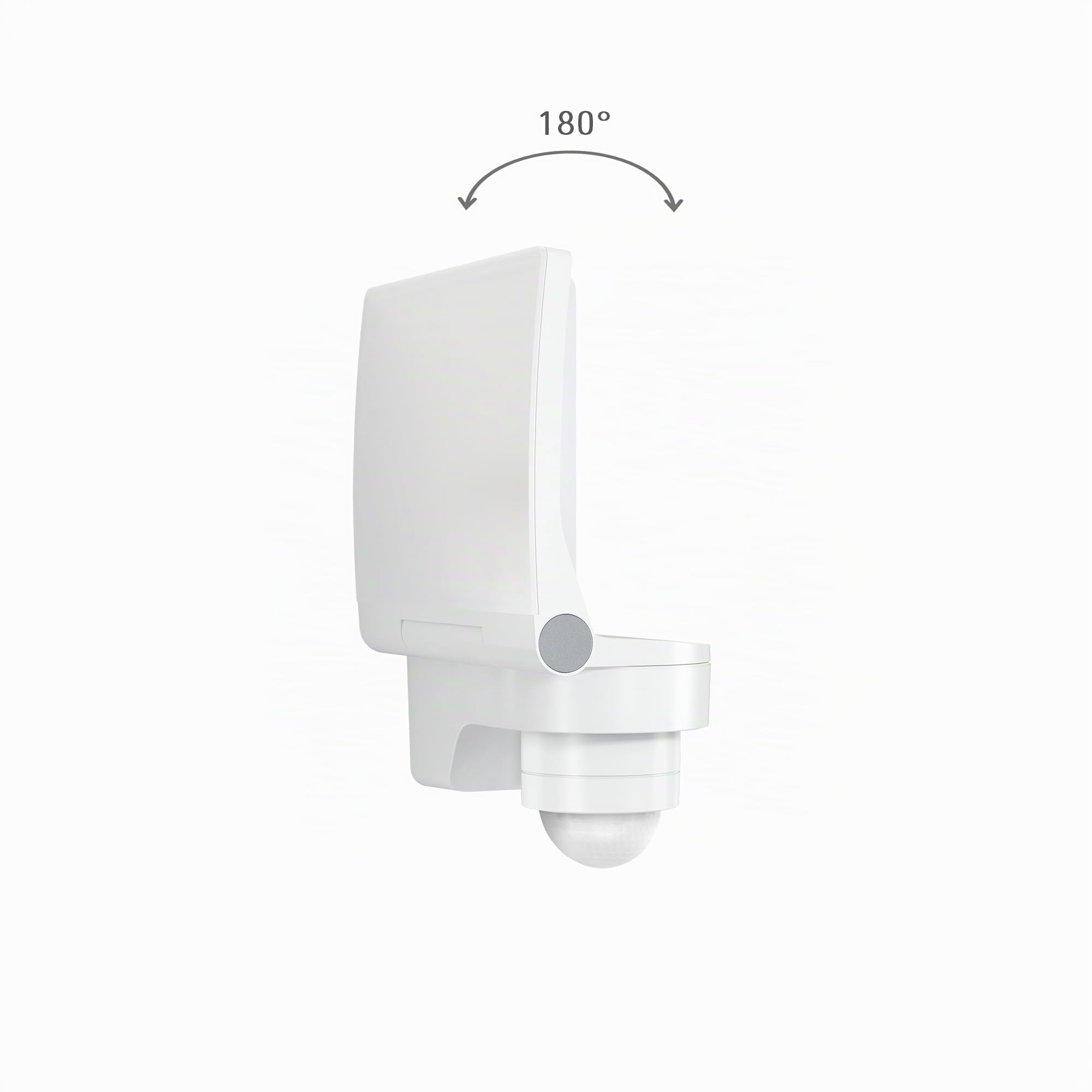 STEINEL Projecteur LED extérieur XLED Protect FR S blanc, détecteur de mouvement 240°, portée 12 m, 13,6 W