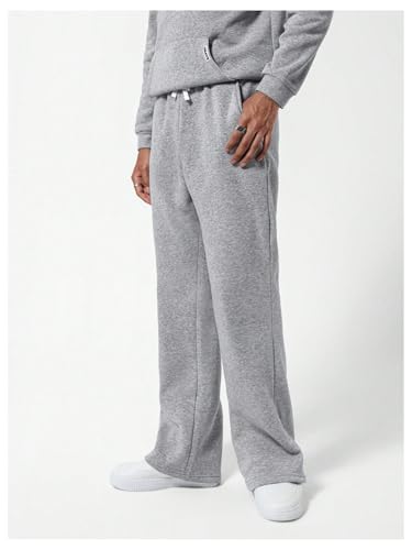 Boy's Straight Leg Sweatpants Elastic Waist Baggy Pants Joggers Athletic Track Pants Trousers 5