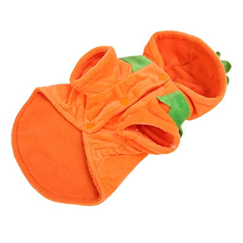 Disfraz de perro calabaza Halloween S naranja