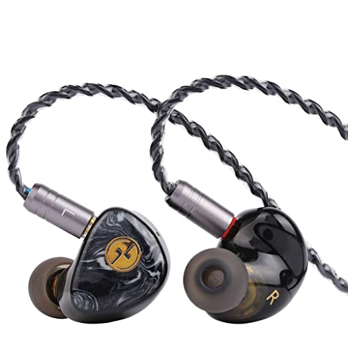 Tin HiFi T3Plus LCPダイアフラム・ダイナミック・ドライバー搭載TinHiFiのミドルクラスIEMイヤホン ブラック