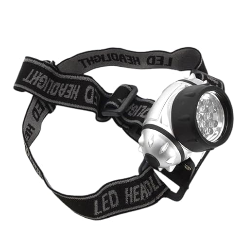 Linterna frontal de luz verde   Antorcha exterior 19Led, Linterna para ascenso a vela | de haz de alto rendimiento con banda cómoda Flexible, iluminador explorador de navegación turística para