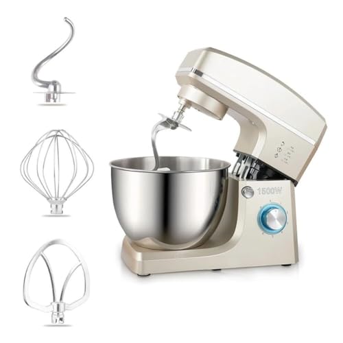 Stand Mixer, Electric 8L/10L with Stainless Steel Bowl, Dough Hook, Beater & Whisk, 6 Speeds for Baking, Household Food Mixer
